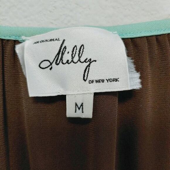 Milly of New York Dress Long Sleeves A-Line Sz M - Picture 5 of 12